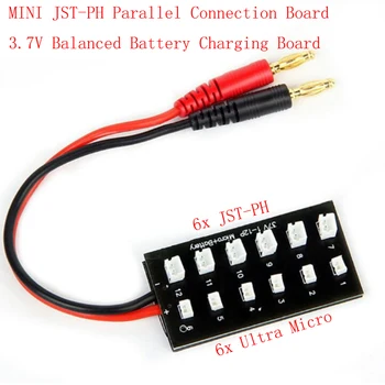 3,7 V vyvážený nabíjania batérie dosky mini JST-PH / Ultra Micro paralelné pripojenie rada pre imax b6 / B6AC/mCP X/Nano 3D QX