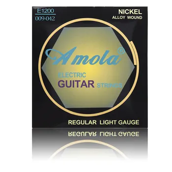Amola E1200 009-042 Elektrická Gitara, Struny Medi A Zliatin Niklu Hudobné Nástroje Príslušenstvo Diely