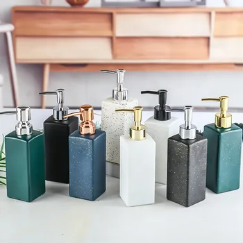 Európskom štýle Push-typ Hand Sanitizer Sklenené Fľaše Kúpeľňa Šampón, Telové Mydlo Fľaše, Kozmetický Krém Sub-fľaša