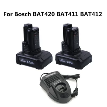 6.0 Ah Náhrada za Bosch O 10,8 V/12V Batttery BAT411 BAT411A BAT412 BAT412A BAT413 BAT413A BAT414 D-70745 2607336013 26073360