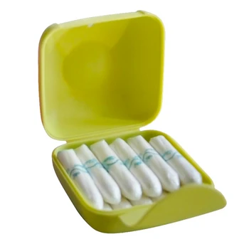 1 KS Prenosné vonkajšie cestovné úložný box žena tampon úložný box spp nástroj nastaviť náhodný farba prepravný vak