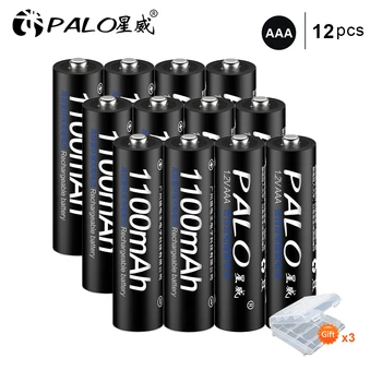 PALO 1.2 V AAA Nabíjateľné Batérie AAA batérie AAA NI-MH Bateries Pre Diaľkové Ovládanie Hračka Hodiny Svetla na Ochranu Životného prostredia