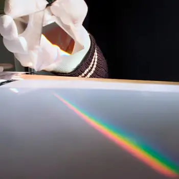 40 mm Crystal Pyramídy Rainbow Prism Optické Sklo Obdĺžnikový Pyramídy Polyhedral Vedy Štúdia Študent Experiment Nástroje