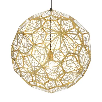 Moderné Rose Gold medi prívesok svetlá Kolo Diamant z Nehrdzavejúcej Ocele Obývacia Izba Dekorácie Led Lampa sklenenú guľu závesné Svetlo