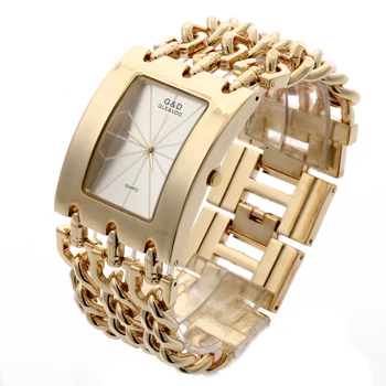 G&D, dámske Hodinky, Luxusné Značky Gold Módne Bežné Quartz Hodinky Dámske Šaty Sledovať Relogio Feminino Hodiny Reloj Mujer