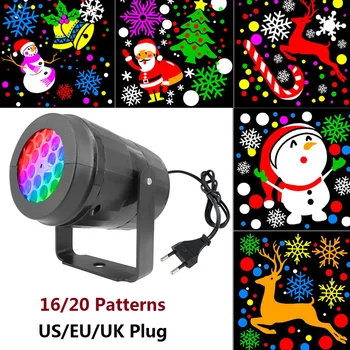 Vianočné Osvetlenie Snowflake Premietacie Laserové LED Projektor Lampa Nový Rok, Vianoce Domov Party Dekorácie Atmosféru LED Fáze Svetlá