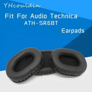 Mušle slúchadiel Pre Audio Technica SR6BT ATH-SR6BT Slúchadlá Accessaries Náhradné Ušné Vankúšiky Materiál