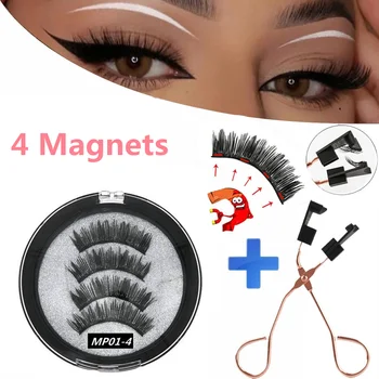 Magnetické mihalnice ručné magnetické falošné mihalnice magnet noriek vlasy falošné mihalnice prirodzené magnetické