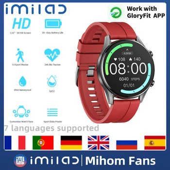IMILAB W12 Smart Hodinky Mužov Bluetooth Smartwatch 1.32