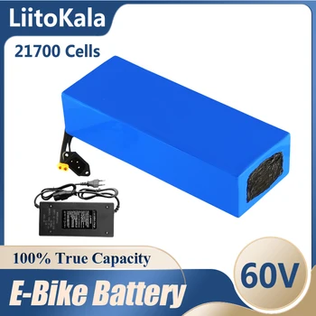 LiitoKala 60V 40ah 50ah 30ah 20ah 35ah elektrický skúter bateria Elektrický Bicykel 21700 Batérie Skúter 60V klince batérie+60V5A