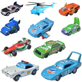 Disney Pixar Cars 2 3 Mater, Lightning McQueen Boost Kráľ Fillmore 1:55 Diecast Vozidla Kovové Zliatiny, Hračky Pre Chlapcov Vianočný Darček