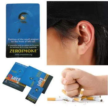10pcs Magnet Auricular Prestať Fajčiť, Akupresúra Patch Prestať Fajčiť Anti Smoke Patch Nie Cigarety Fajčiar Zdravie Terapia
