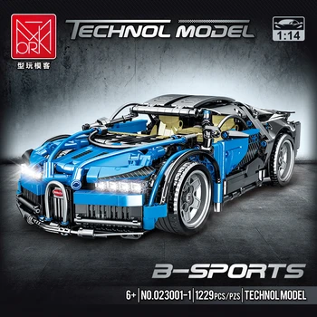 Technické Bugatti Športové Preteky Stavebný kameň Kompatibilný s Lego Lamborghini Modely High-Tech Autá Tehly Hračky pre Chlapcov Dary