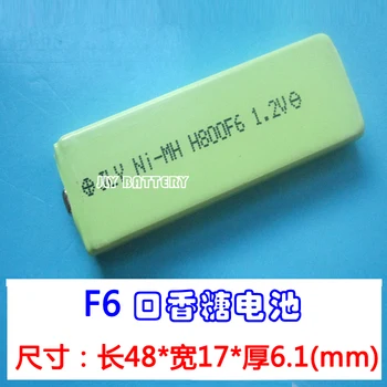 Ni MH F6 žuvačky batéria 800MAH 1.2 V elektronickom slovníku batérie bezdrôtový telefón batéria Nabíjateľná Li-ion Bunky