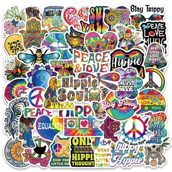 10/30/50PCS Nové Kreslené Hippie Hippie Nálepky Osobnosti Dekorácie Kufor Notebook Vody Pohár Nepremokavé Veľkoobchod