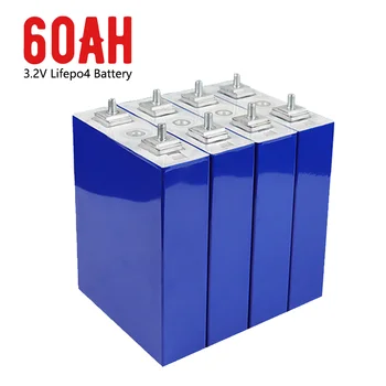 3.2 V 60Ah Lifepo4 Batérie 12V 24VCell Lítium Železa Fosfát Solárne Klince kufra Auta Začať Solárne Solárne Karavan