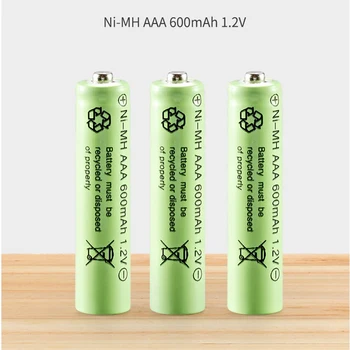 1.2 v NI-MH AAA 600mAh Batérie Nabíjateľné nimh Batérie Pre Elektrické diaľkové Ovládanie Hračka auto RC ues