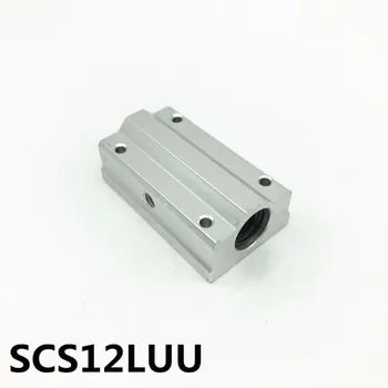 SCS12LUU SCS12LUU ložisko 12 mm lineárny pohyb guľkové ložisko list bloku na 12 mm