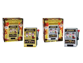 V Štýle Las Vegas Stola automat Mechanické Ovocie Stroj Peniaze Box Mince Banka Casino Jackpot automat Prasiatko model