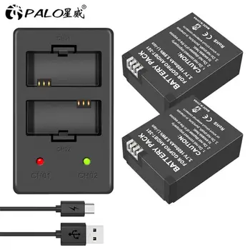 PALO AHDBT-301 Batériu pre GoPro Hero3 Hero3 AHDBT-301 Go Pro hero 3 batéria +USB, LCD Duálny Nabíjačka Antion Kamery príslušenstvo