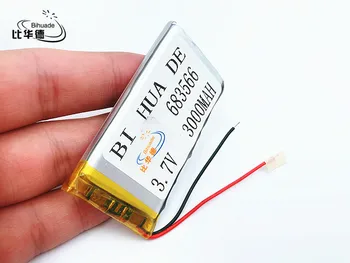 li-po 1pcs/veľa 683566 3,7 V lítium-polymérová batéria 3000 mah DIY mobile núdzové napájanie plnenie poklad batérie