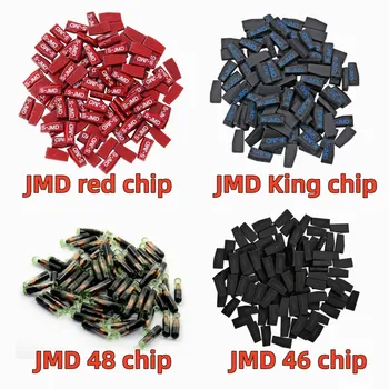 5 10pcs/veľa JMD Kráľ Blue Chip Super Red Čip JMD48 ID48/JMD46 ID46 Kľúča Vozidla Čipy pre Šikovné Dieťa/E-dieťa Tlačidlo Programátor