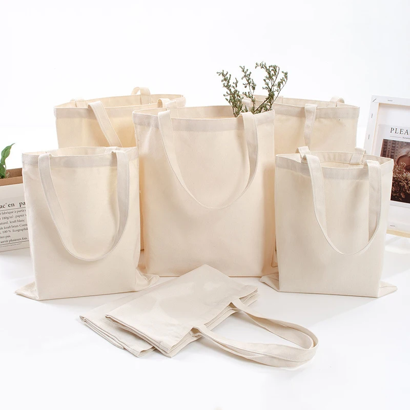 Eco Bavlna Nákupné Tašky Opakovane Tote Bag Kabelka Skladacia Taška cez Rameno Textílie Látkové Taška na Trhu Nakupovanie